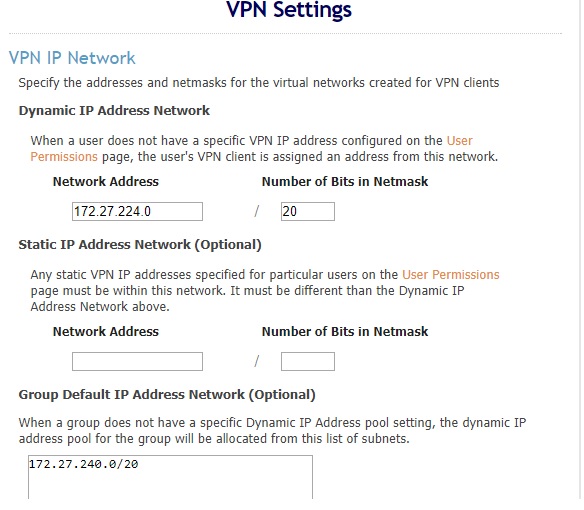 openvpn vpnsettings